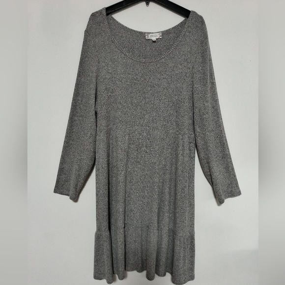 Pink Rose Dresses & Skirts - [5x$20] Gray Knit Dress / Size 3X